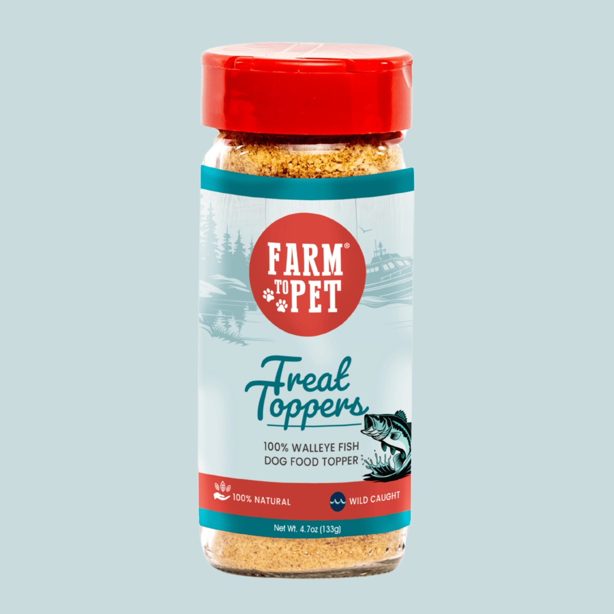 Treat Topper Fish Dog Food Topper | Low-Fat Meal Topper for Pets
