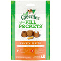 BestBy07/25 Greenies Feline Pill Pockets Cat Treats Chicken Flavor 1.6oz 45ct